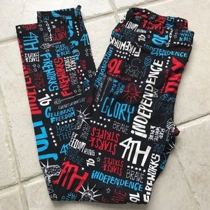 LulaRoe 4th of July Leggings